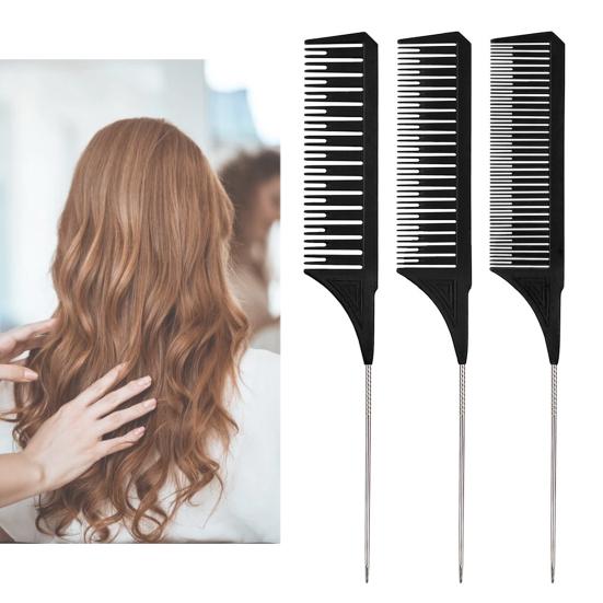 Yousheng Trendy Comb Хорошая прочность PC Tip-tail Hair Highlighting Comb для стилиста