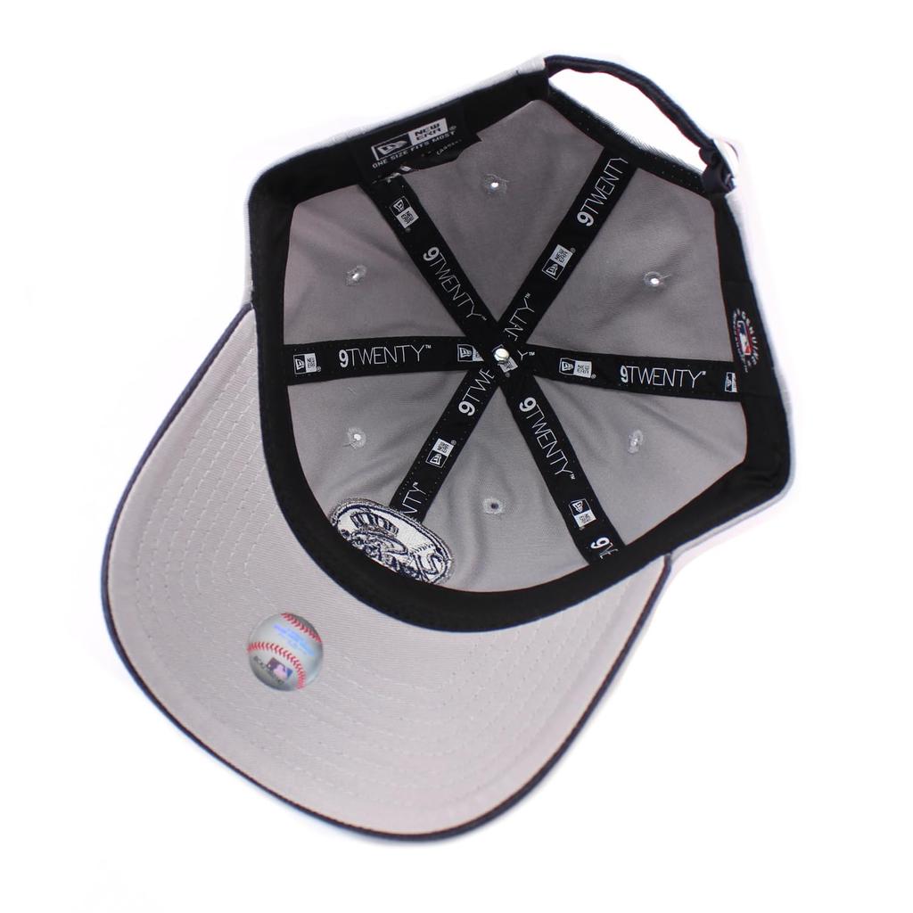 New Era Cap 9TWENTY Strapback New York Yankees MLB Batting Practice Strapback Cap Graphite New Era New York Yankees 920 Hat Low Profile