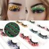 Sequins Eye Lashes Eyelashes Fluffy Dramatic 25mm Luminous False Eyelashes 3D Mink Lashes