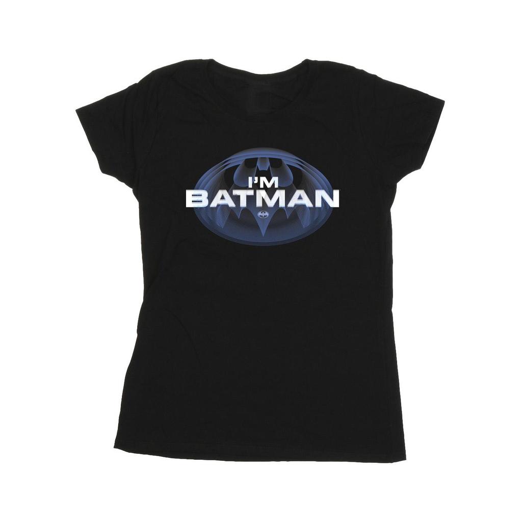 DC Comics Womens/Ladies The Flash I´m Batman Cotton T-Shirt
