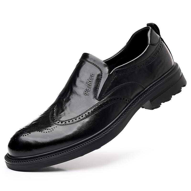 Мужские повседневные туфли-лоферы класса люкс, классические туфли-броги, классические свадебные туфли, итальянские летние туфли-броги для вождения