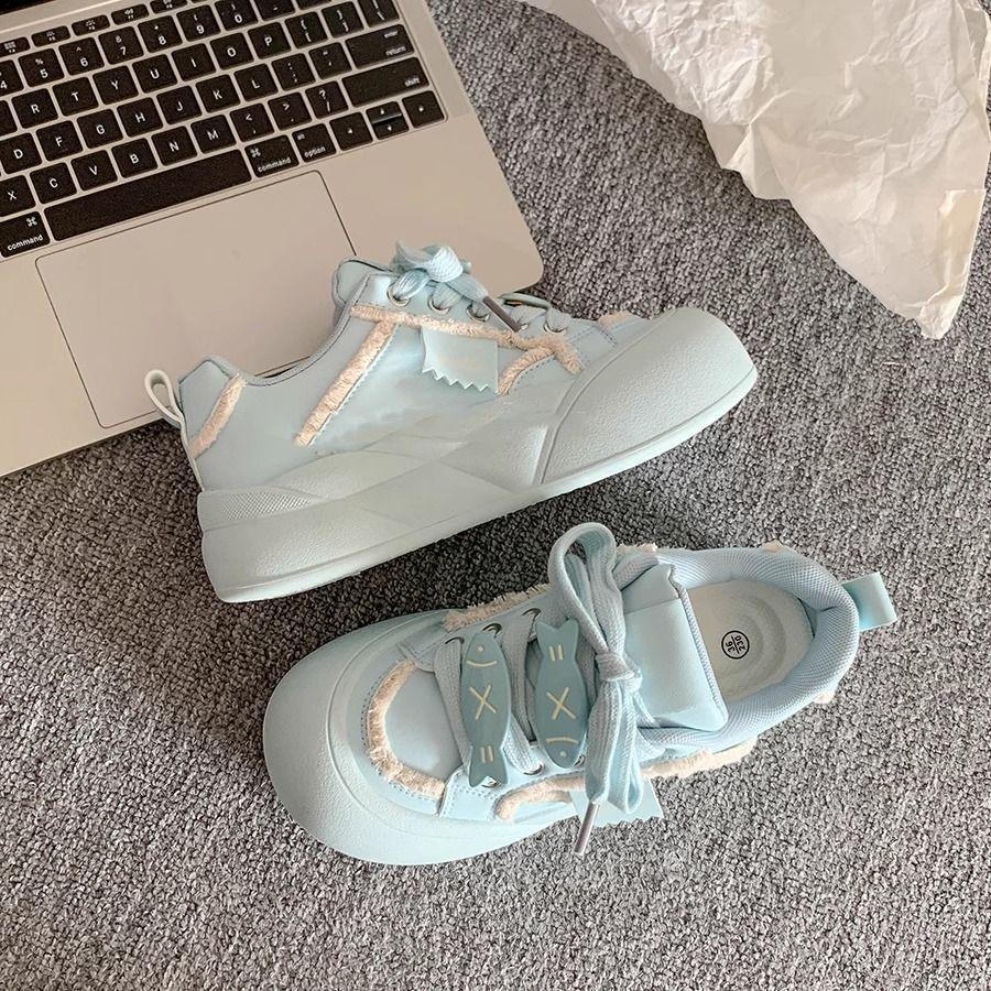 Весенне-летние кампусные туфли-платформы, женские универсальные, с высокой ценностью, нишевая мода, легкие спортивные женские