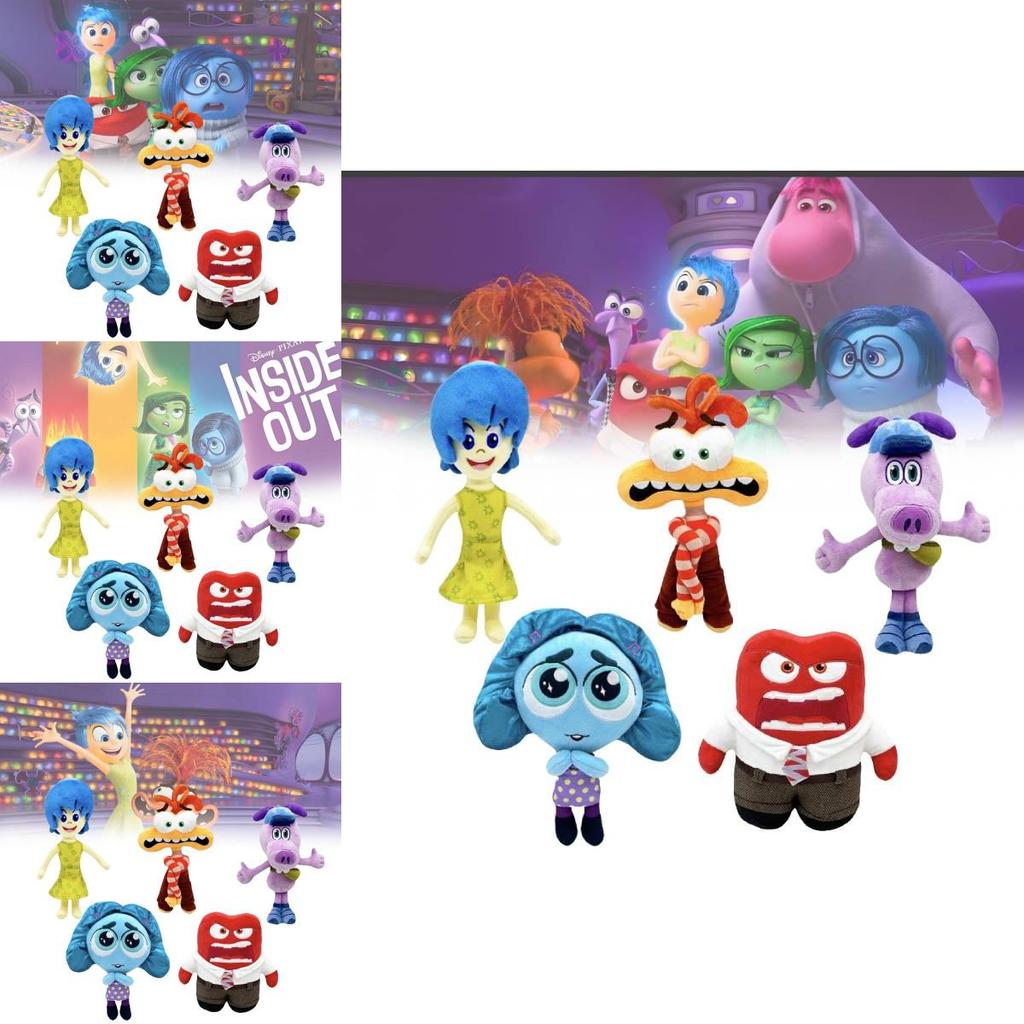 Adorable Inside Out 2 Plush Mind Agents Soft Toy With Short Fur For Cuddly Playtime Fun