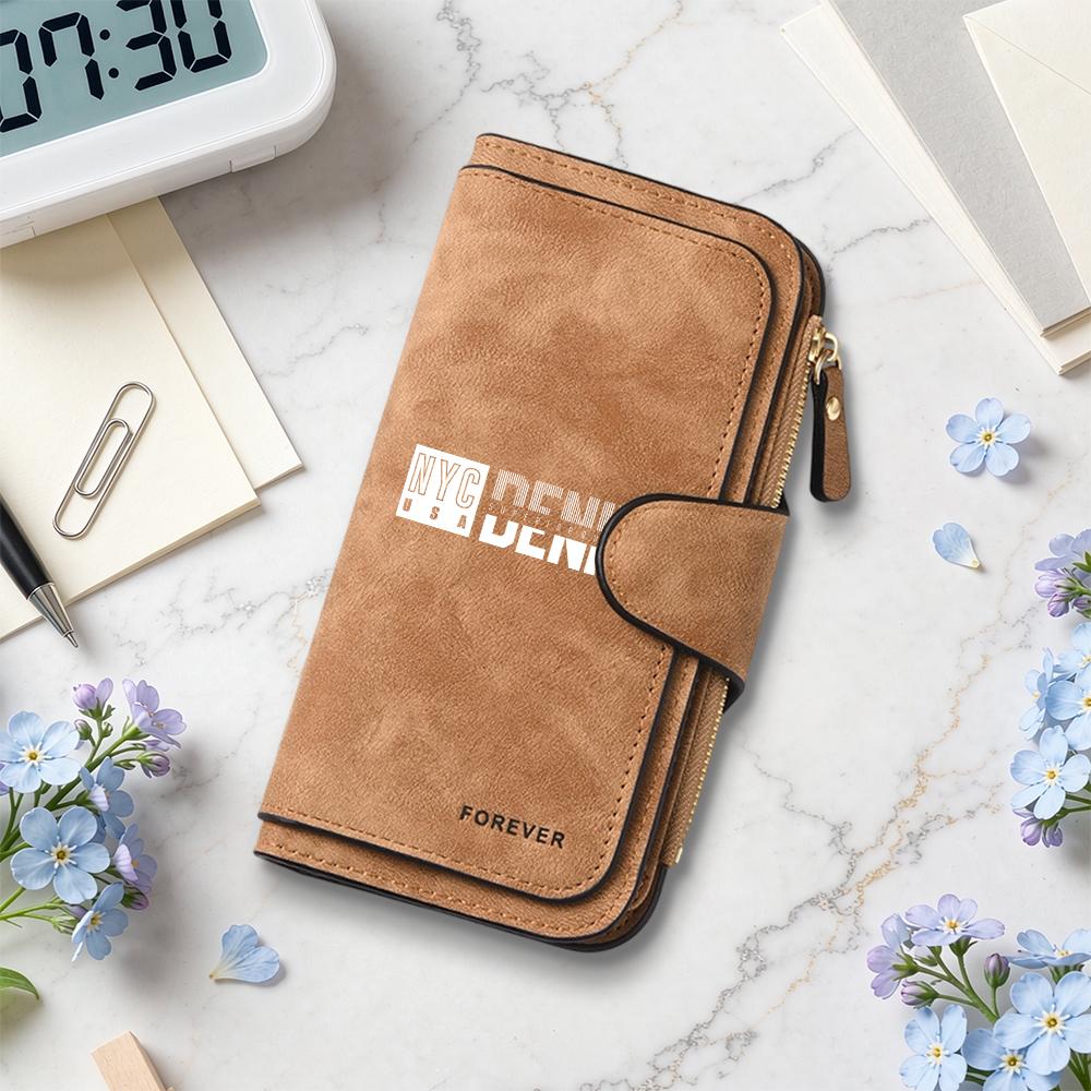 Stylish Long Wallet Fashion Multi Card Holder Forever Casual Portable Purse