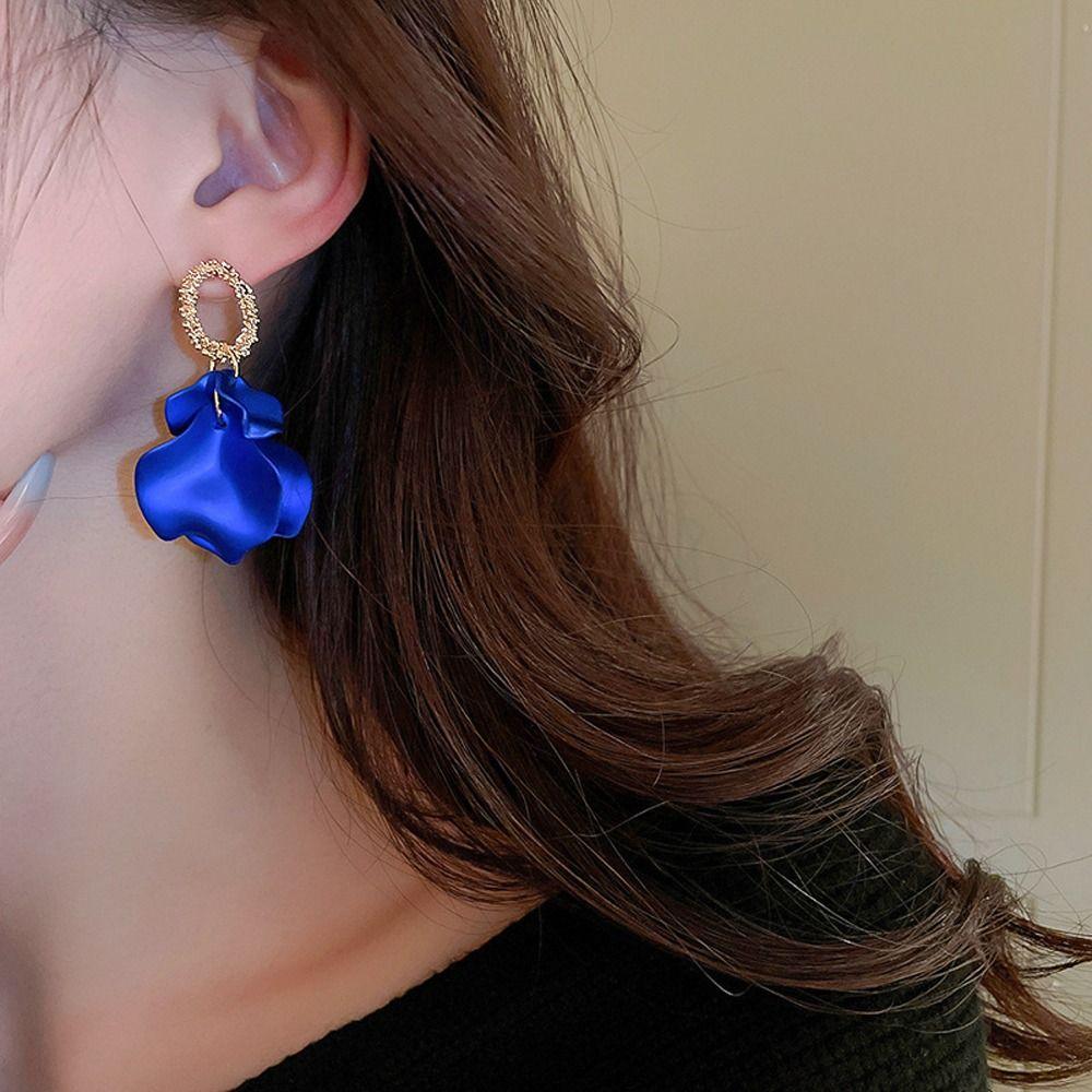 Акриловые женские серьги-капли, серьги для девушек, преувеличенные серьги, серьги-гвоздики, серьги-подвески в корейском стиле