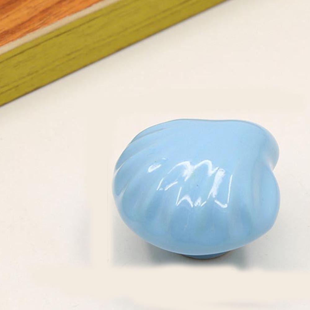 Single Hole Ceramic Cabinet Knob European Style Drawer Knobs Door Pull Handles Children's Room