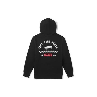 Vans Флисовый пуловер с капюшоном в американском стиле, унисекс, толстовки, черный цвет VN0A4BP8BLK