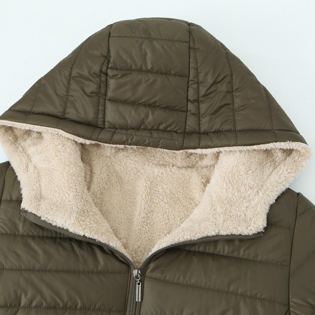 Женская модная повседневная куртка из хлопка, короткая утепленная свободная куртка с капюшоном из хлопка