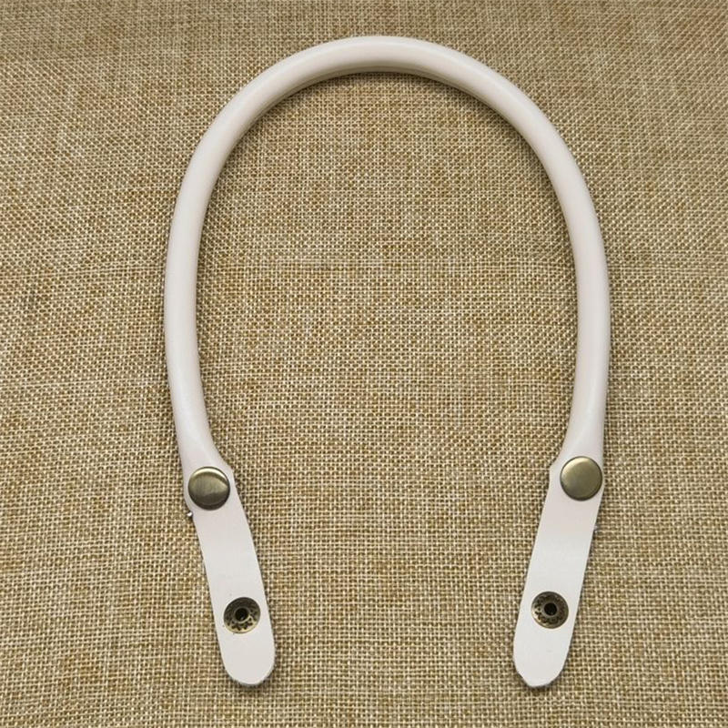 2PCS Bag Straps PU Leather DIY Handmade Handles Black Brown Replacement Strap for Crossbody Shoulder Handbag Handle 40cm