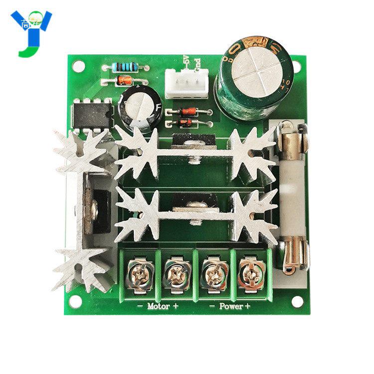 PWM DC Motor and Fan Speed Controller, 6V-90V, Stepless Adjustment.