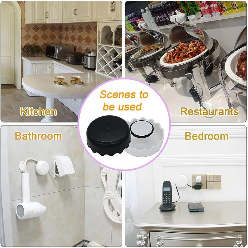6Pcs Cord Wrapper Organizer Clips Wire Hider Management Wrap for Kitchen Appliance Stand Blender Mixers - Cable Winder Holder