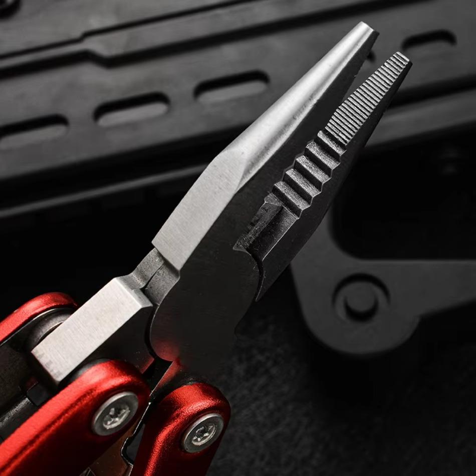 1 шт. Многофункциональные складные плоскогубцы Комбинированный многоцелевой инструмент Открытый портативный Плоскогубцы с острым носом Инструмент для кемпинга Плоскогубцы