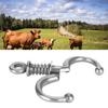 Farm Animal Cattle Ring Stainless Steel Automatic Cow Spring Nose Pliers Cattle Nose Clamp(HL-Q4D )