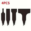 4-piece Steel Reciprocating Saw Shovel For Removing Tile Glue,  And Mortar,  Cleaning, Cleans Floors And Walls
