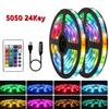 LED Strip Lights 1M-30M WS2812B USB 5050 RGB Bluetooth Infrared Remote Control Luces Flexible Lamp Diode Tape For Festival SMD