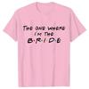 Friends Wedding Party T Shirt Y2K Team Bride Squad Tribe Shirt Bachelorette Hen Party Tees  cheap  clothing with free shipping