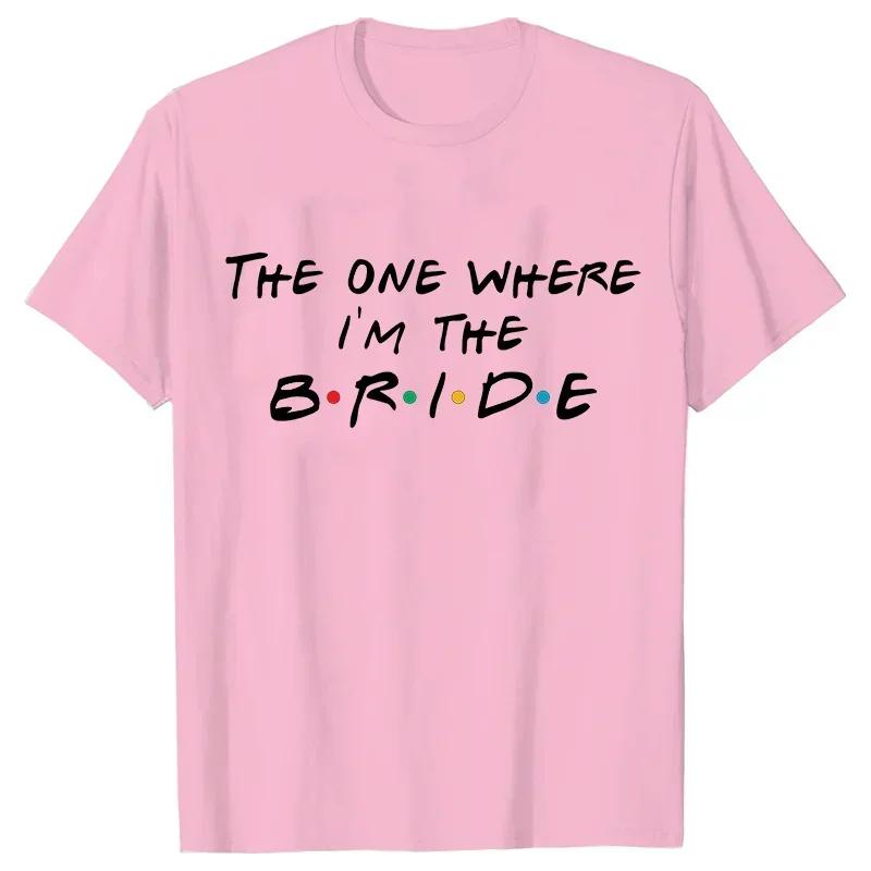 Friends Wedding Party T Shirt Y2K Team Bride Squad Tribe Shirt Bachelorette Hen Party Tees cheap clothing with free shipping