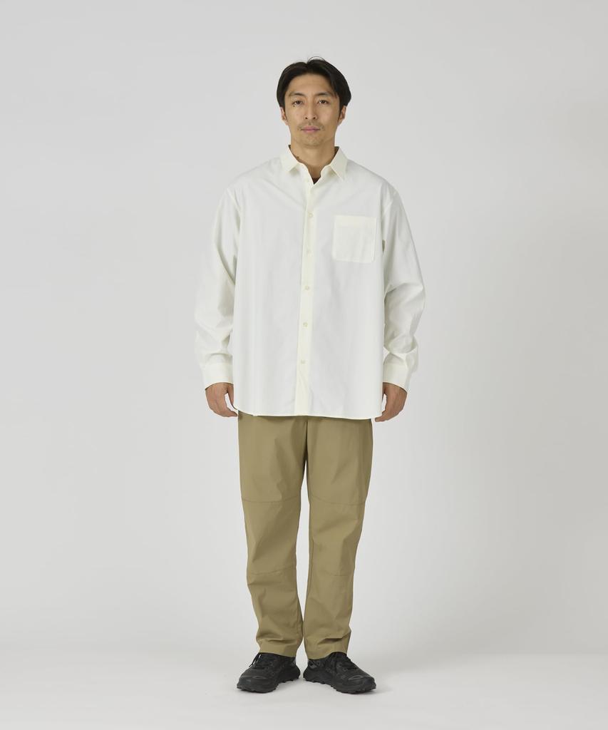 Snow Peak New Standard Utility Shirt Tops Shirt Long Sleeve WHITE M NSD-SH-26SU001 Men's Women's