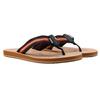 Weird Fish Mens Malham Faux Leather Flip Flops