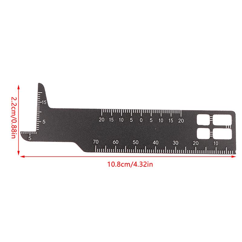 1Pc Dental Precision Measuring Ruler Tooth Gap Photography Medical Tool Span Measure Scale Endodontic Instruments
