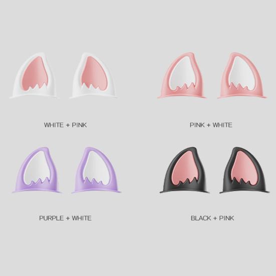 1 пара мотоциклетных шлемов с кошачьими ушками, декоративные накладки на уши для шлемов для скутера, велосипеда, мотоцикла, скейтбординга, аксессуары для шлемов