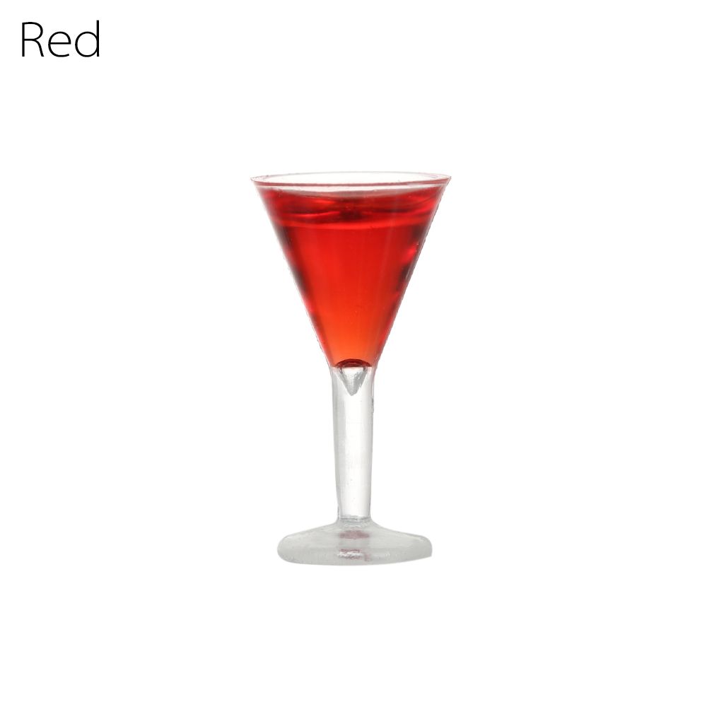 Cocktail Doll Toy Doll House Accessories Mini Fruit Tea Scene Model Miniature Food Play Shooting