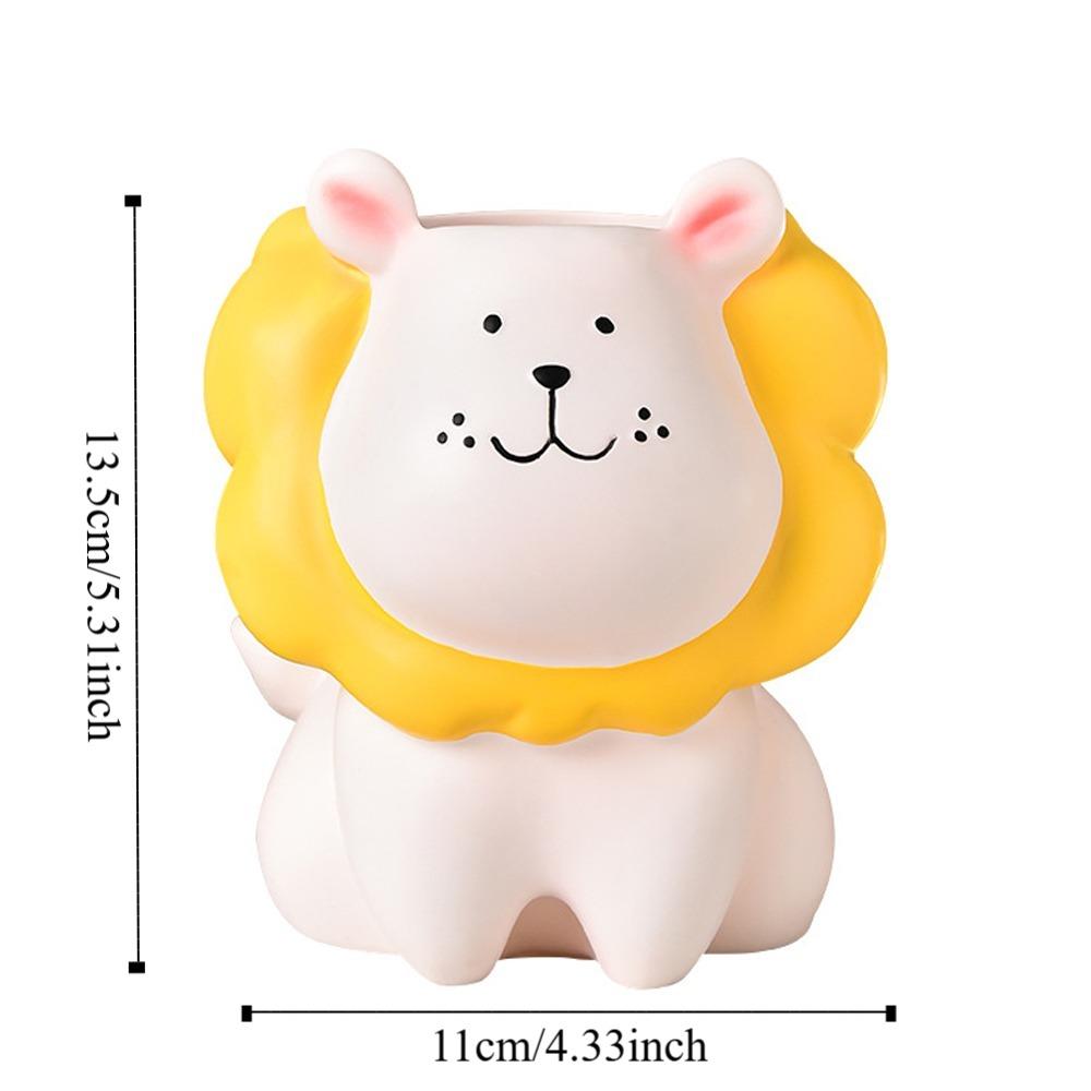 Ornament Cartoon Pen Holder Cream Style Stationery Organizer Creative Pencil Storage Box  Student