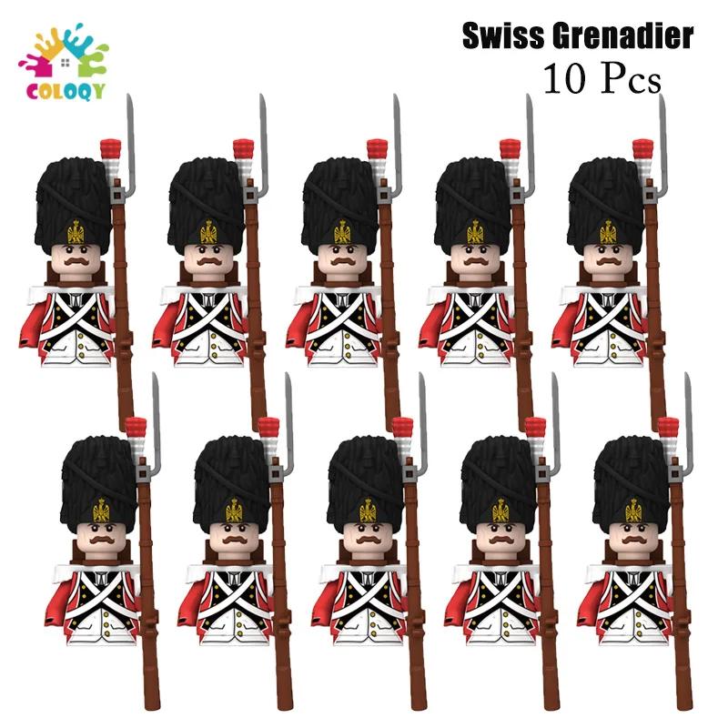 Kids Toys 22Pcs/10Pcs Napoleonic Wars Military Soldier Building Blocks Imperial Navy Figures Toys For Kids Birthday Gifts