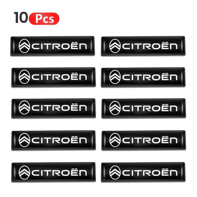 ASX2 2/4/10Pcs 3D Car Badge Decorative Stickers For Citroen C2 C1 2CV VTS DS5 Jumper Cactus Saxo Jumpy RD3 Cross Berlingo Xsara Grand