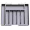 Dinnerware Storage Box Retractable Classification Organization Large Capacity Tableware Tray Cosmetic Jewelry Stationery Drawer