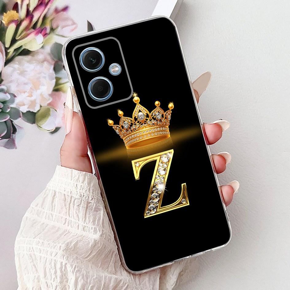 Чехол для Xiaomi Redmi Note 12 5G Милые Буквы Короны Прозрачный Силиконовый Мягкий Тонкий Чехол Для Телефона Redmi Note 12 Pro Plus