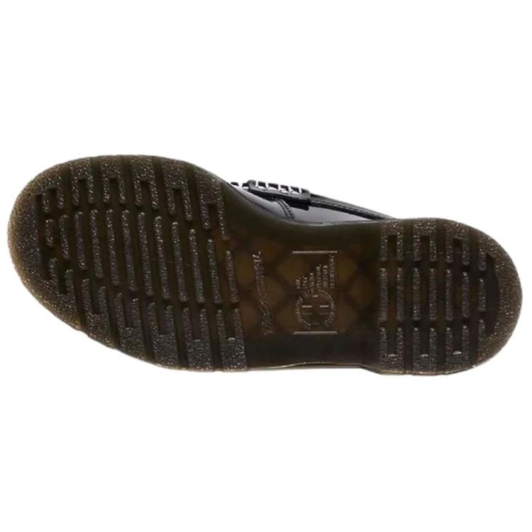 Dr. Martens Пентон Сердце Патент Мода Слипоны Лоферы Женские Лоферы Черные 41676001