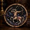 Zero Foundation Crafting Zodiac Sign Faux Pearl Art Kit, 12 Signs DIY Painting Craft Kits, Round 3D Constellation Wall Kit for Adults, Handmade