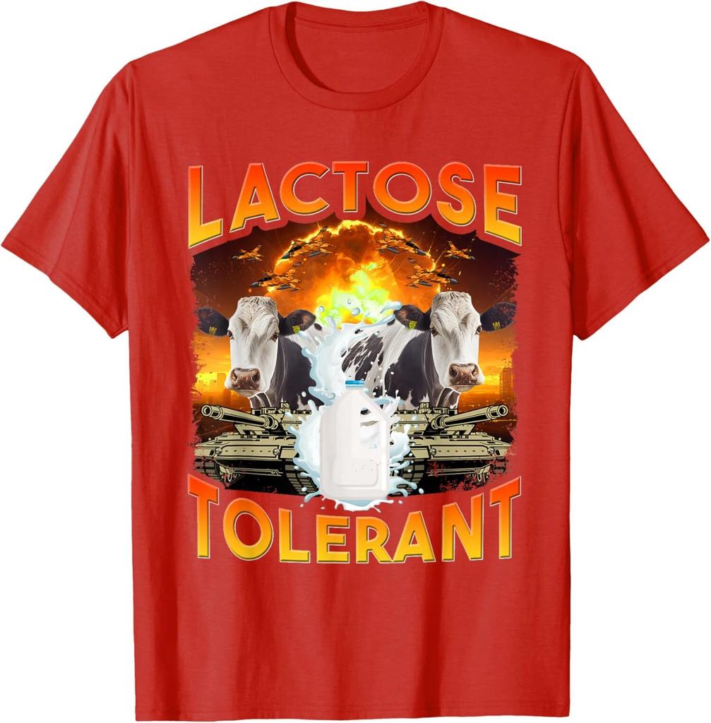 Lactose Tolerant Funny Trendy Funny Design Unisex T-Shirt