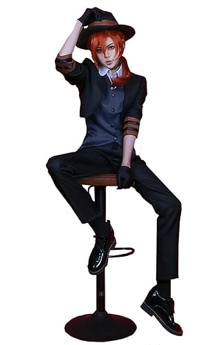 [Hosaku Co., Ltd.] Writer, Anime, Manga, Armed Detective Agency, Detective Dazai Osamu Nakahara, Unisex Cosplay Costume, Everyday Wear, Cosplay, Event