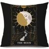 Карта Таро Бог Солнце Лицо Наволочка Луна Наволочка Украшение Гостиной Спальня Диван-Кровать Домашний Декор Автомобиль Подушка украшения