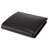 [Kipris] Ternura Compact Wallet - Bi-fold with Coin Purse - Leather - Black 6772