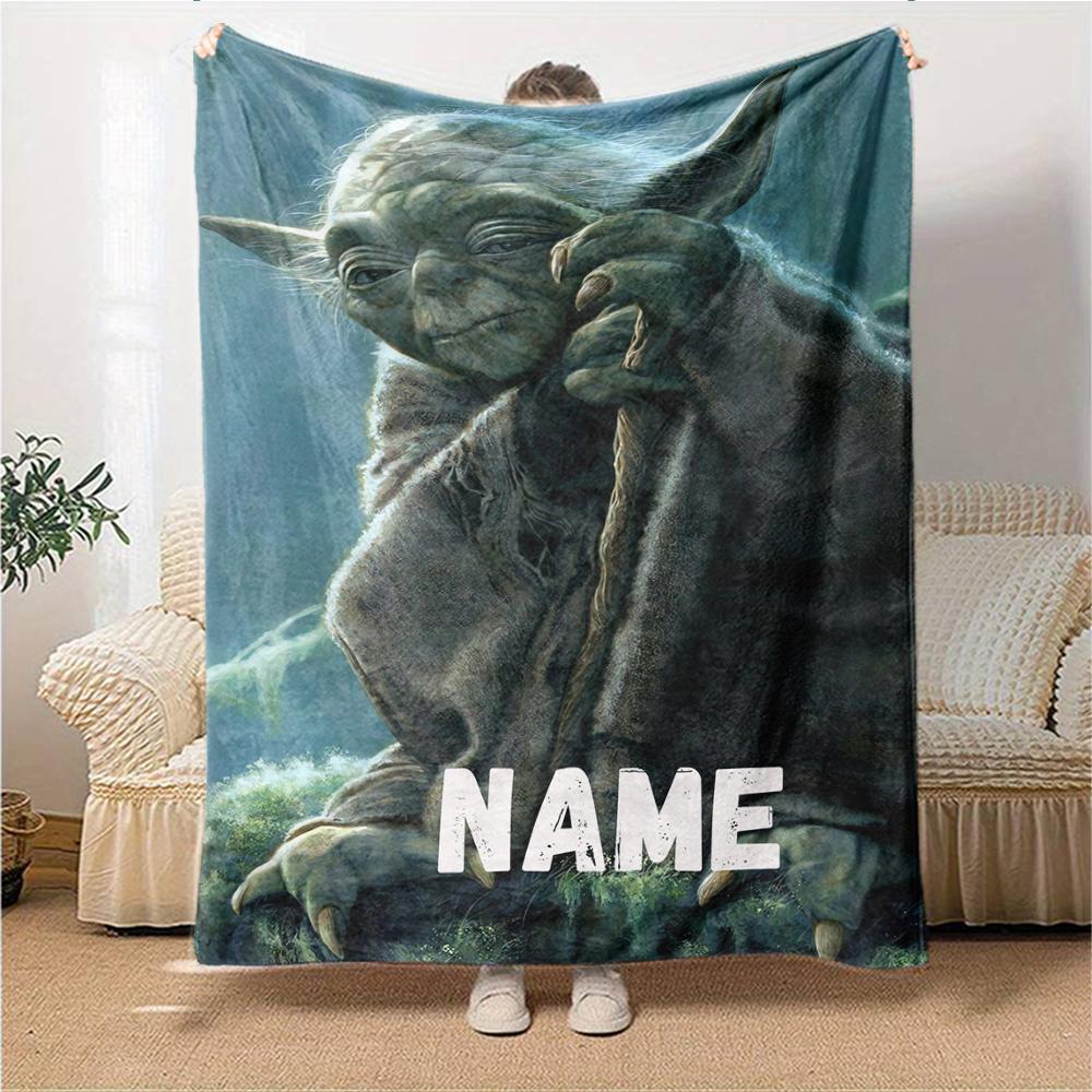 Custom Name Despicable Minions Party blanket for Couch & Bed, Plush Cozy Fuzzy Blanket Super Soft & Warm Blankets for Fall and Winter. 09081