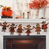 Wooden Halloween Bunting 6-piece Set