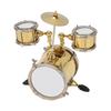 Miniature Drum Set Replica Musical Instrument Model Mini Drum Set Dollhouse Ornament Drummer Gift