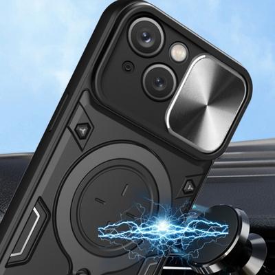 Слайд Защита Объектива Камеры Бронированный Чехол Для iPhone 16 15 14 13 12 11 XS XR Plus Pro Max Военная Степень Бамперы Кольцо Крышка