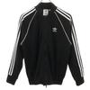 Куртка-джемпер adidas с логотипом Trefoil M Черная серия 3 полоски Женская Б/у
