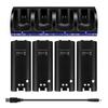 4 Ports Game Console Controller Charging Dock Station Multi Hole Charger for U/Wii Gamepad
