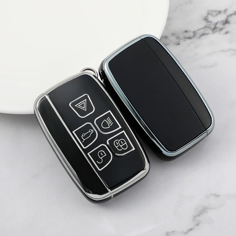 Умный мягкий чехол-оболочка из ТПУ для ключа Range Rover Sport Evoque Velar Discovery 4 Jaguar XE XJ XF Держатель-защитник