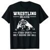 Funny Wrestling Design For Men T-shirt Wrestle Athletes Fashion Casual Print T Shirt Men Harajuku Sports Clothing Funny Tshirts