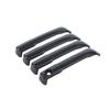Bright black Front Door Handles Cover Trim For Toyota Tacoma 2024