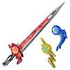 Kamen Rider Saber Ultimate Great Holy Sword Flame Sword Recca Water Sword Sword Yellow Thunder Emblem Set Ryusui/Thunder