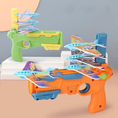 Игрушка-катапульта для запуска самолетиков из пенопласта для детей - Уличный летающий планер, Игрушка-самолет из пенопласта, Веселые подарки на день рождения для мальчиков и девочек