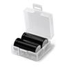 Durable 18350 Battery Case Portable Hard Plastic Holder Dust &Moisture Proof Storage Box for 18350 Battery Outdoor Use