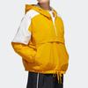 Adidas Casual Sport Half-Zip Anorak Women Jacket Gold GM1470